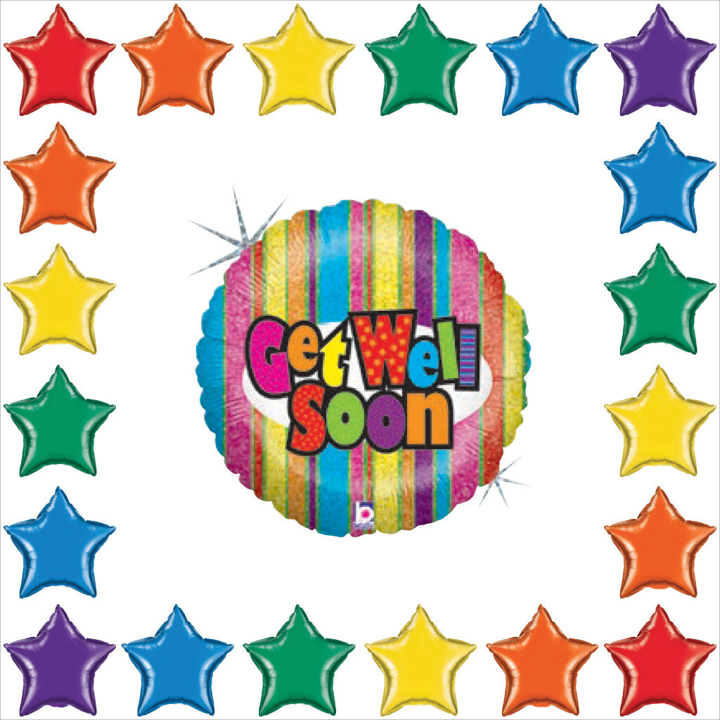 Get Well Stripes Holo