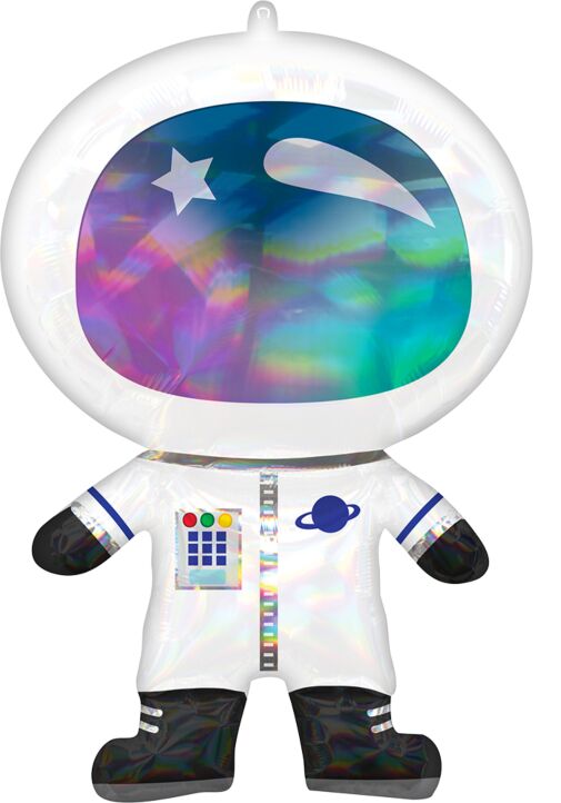Iridescent Astronaut Holographic