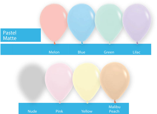 Sempertex Pastel Matte 11" Latex