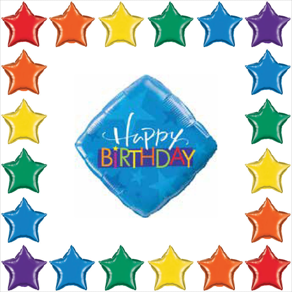 Birthday Blue Star