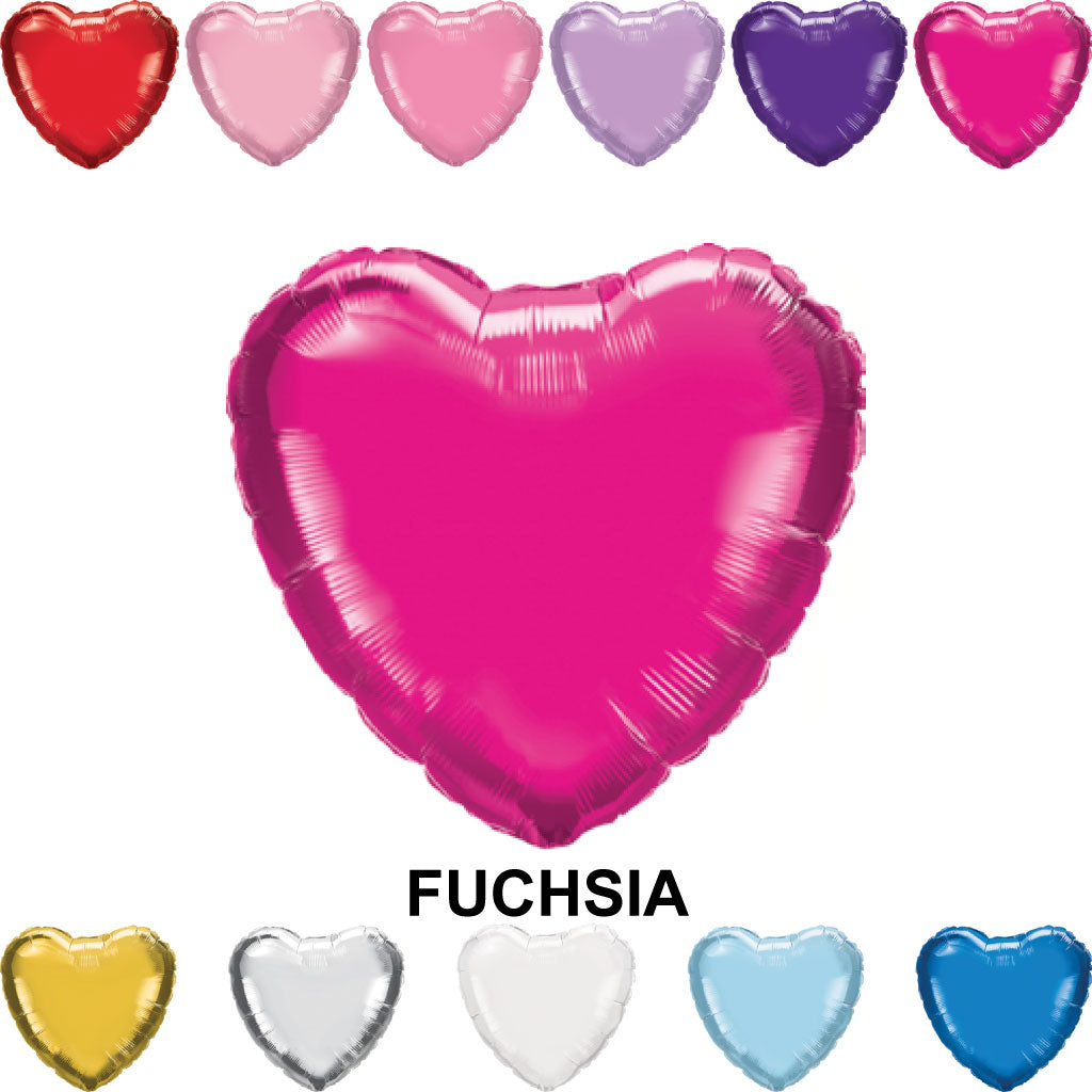 18" Heart Mylar Balloons (Foil)