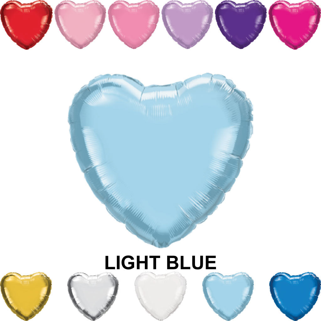 18" Heart Mylar Balloons (Foil)