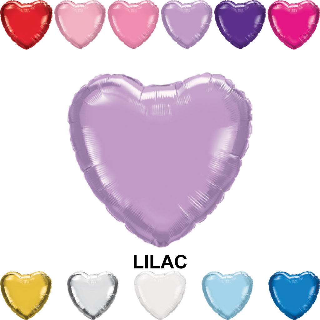 18" Heart Mylar Balloons (Foil)