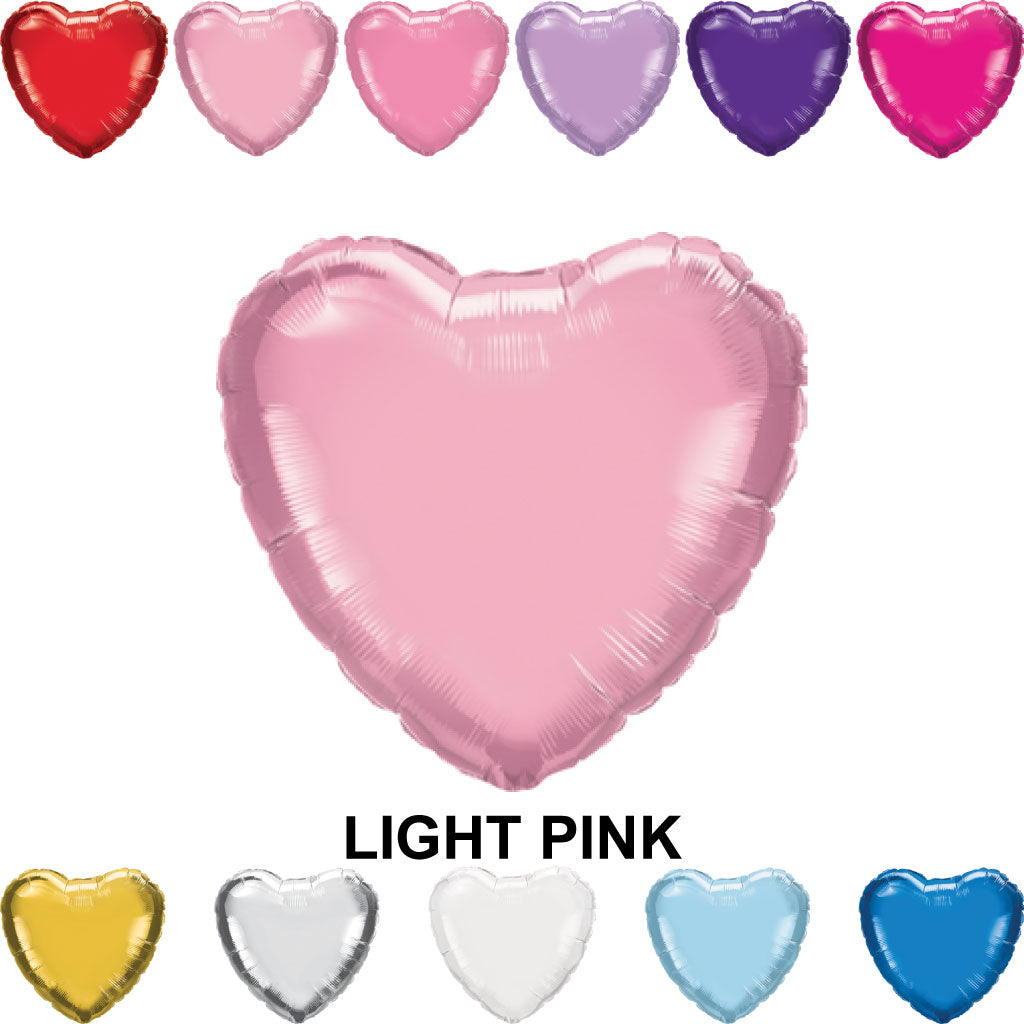 18" Heart Mylar Balloons (Foil)