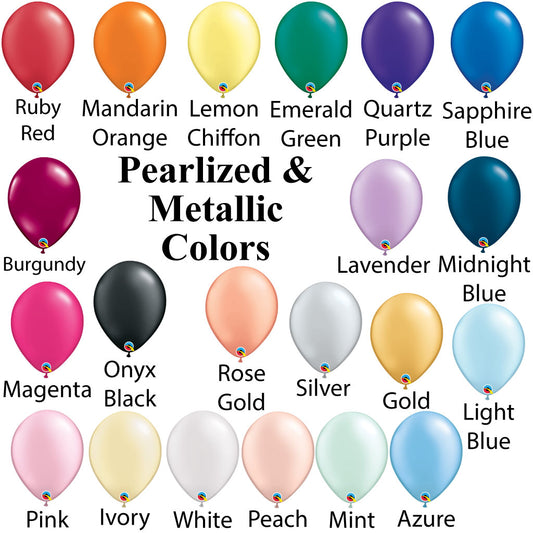 Pearlized 11" Latex Balloon