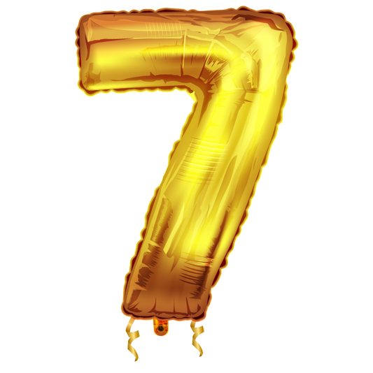 Gold Number "7"