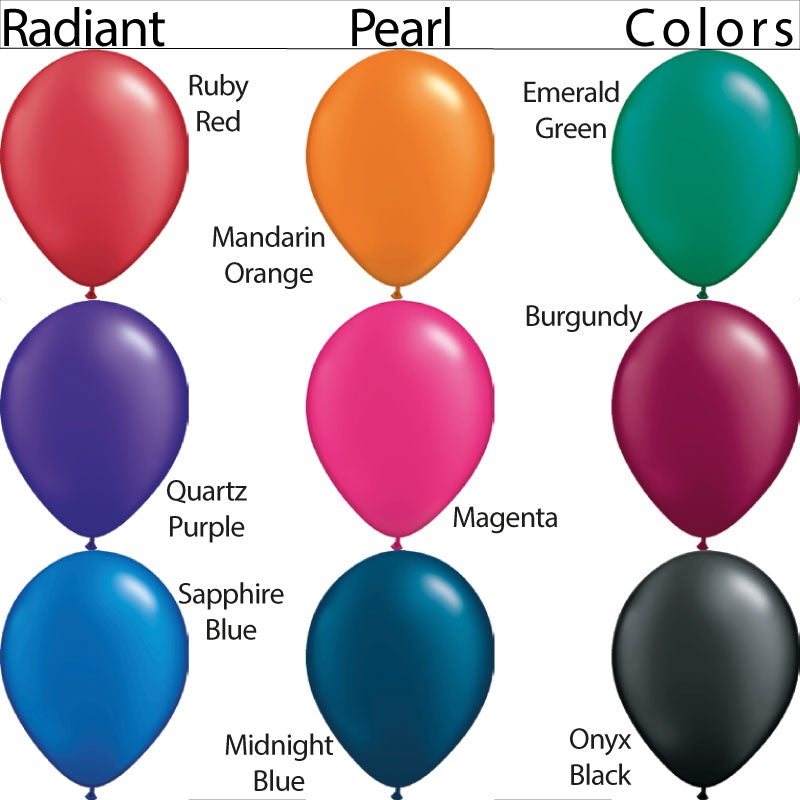 Radiant Pearl 11" Latex Balloons