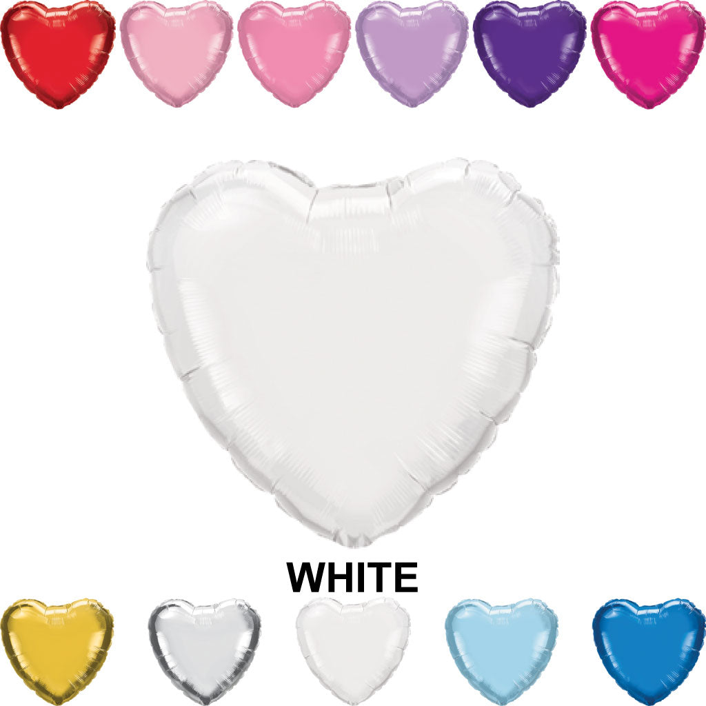 18" Heart Mylar Balloons (Foil)